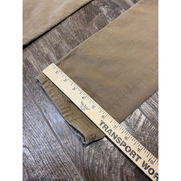 Naked & Famous Denim Weird Guy Pants Mens 29 (29x32) Brown Duck Canvas Selvedge - Picture 16 of 16